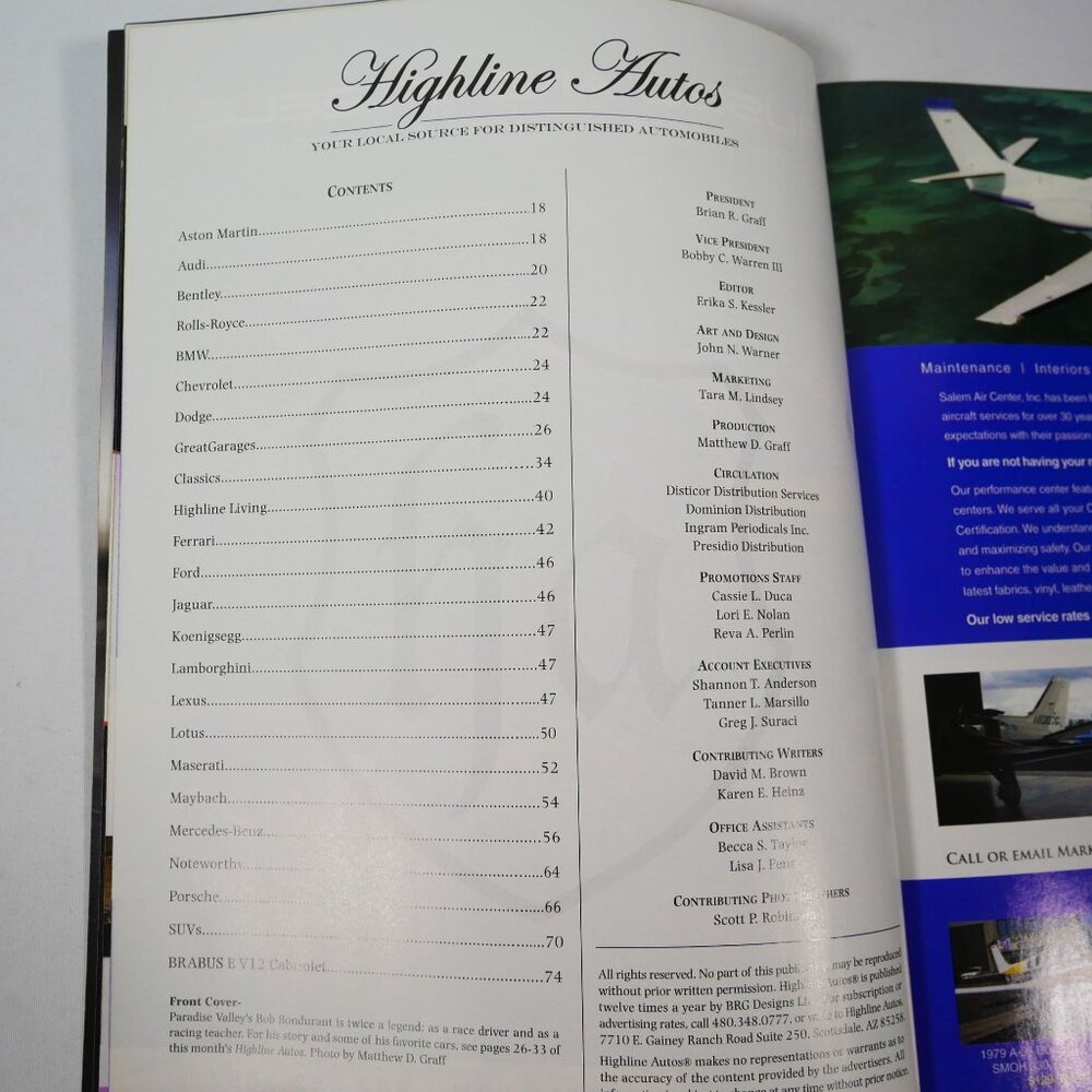 Set Of 5 Highline Autos Magazines Featuring Luxury & Sports Cars - Picture 7 of 11